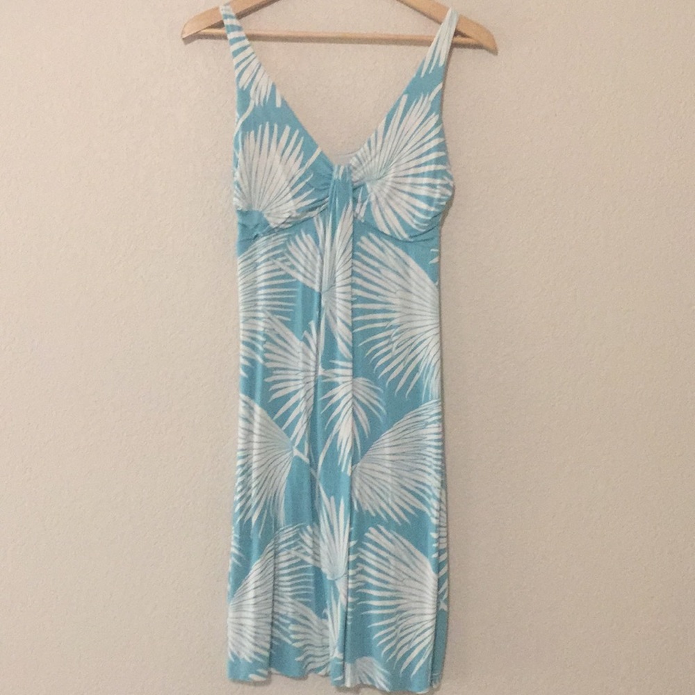 Tommy Bahama Blue and White Print Dress